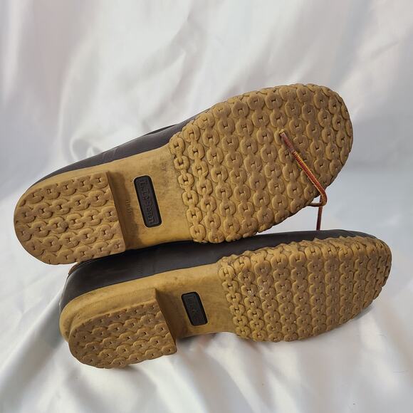 L.L.Bean Bean Boots Original duck boots Mens Size 10 Leather Waterproof - Picture 7 of 10